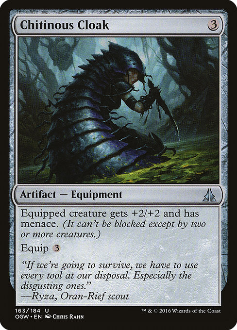Oath of the Gatewatch - 163 - Chitinous Cloak - Uncommon - C - Non-foil