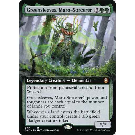Dominaria United Commander - 77 - Greensleeves, Maro-Sorcerer - Mythic - G - Foil