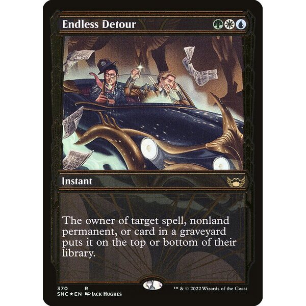 Streets of New Capenna - 370 - Endless Detour - Rare - Multi - Foil