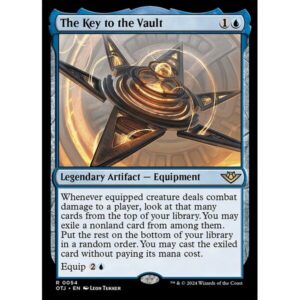 Outlaws of Thunder Junction - 54 - The Key to the Vault - Rare - U - Foil