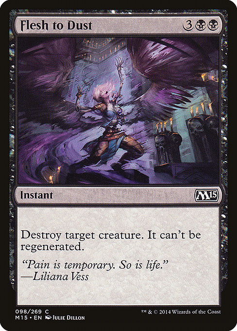 Magic 2015 - 98 - Flesh to Dust - Common - B - Non-foil