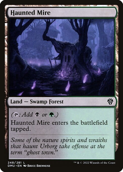 Dominaria United - 248 - Haunted Mire - Common - C - Foil