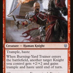 Throne of Eldraine - 117 - Burning-Yard Trainer - Uncommon - R - Non-foil