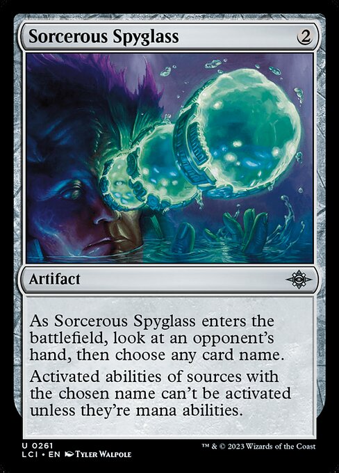 The Lost Caverns of Ixalan - 261 - Sorcerous Spyglass - Uncommon - C - Foil (Front)