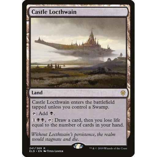Throne of Eldraine - 241 - Castle Locthwain - Rare - C - Non-foil