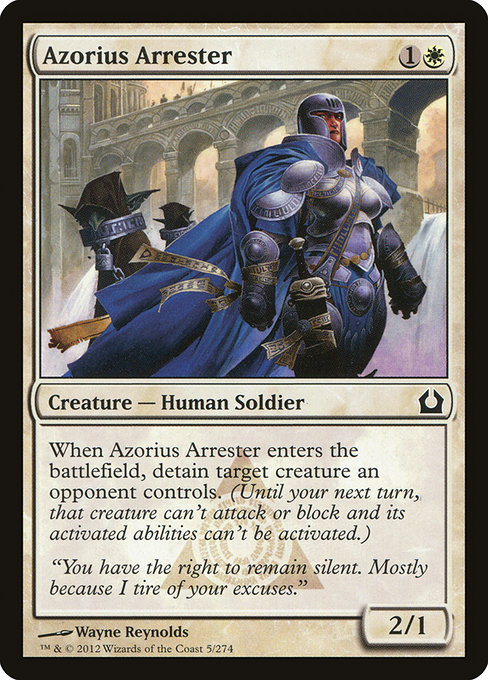 Return to Ravnica - 5 - Azorius Arrester - Common - W - Non-foil