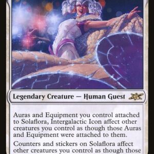 Unfinity - 27 - Solaflora, Intergalactic Icon - Rare - W - Non-foil