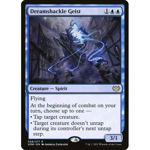 Innistrad: Crimson Vow - 58 - Dreamshackle Geist - Rare - U - Foil