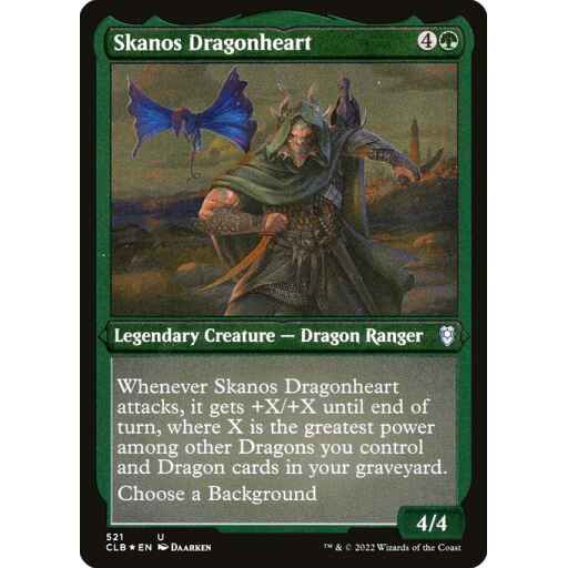 Commander Legends: Battle for Baldur's Gate - 521 - Skanos Dragonheart - Uncommon - G - Non-foil