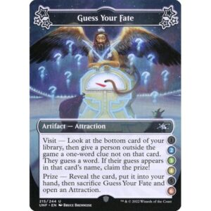 Unfinity - 215a - Guess Your Fate - Uncommon - C - Non-foil