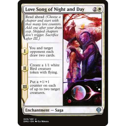 Dominaria United - 25 - Love Song of Night and Day - Uncommon - W - Non-foil