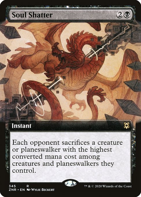 Zendikar Rising - 345 - Soul Shatter - Rare - B - Non-foil