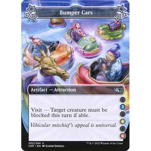 Unfinity - 202b - Bumper Cars - Uncommon - C - Foil