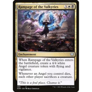 Kaldheim - 393 - Rampage of the Valkyries - Uncommon - WB - Non-foil