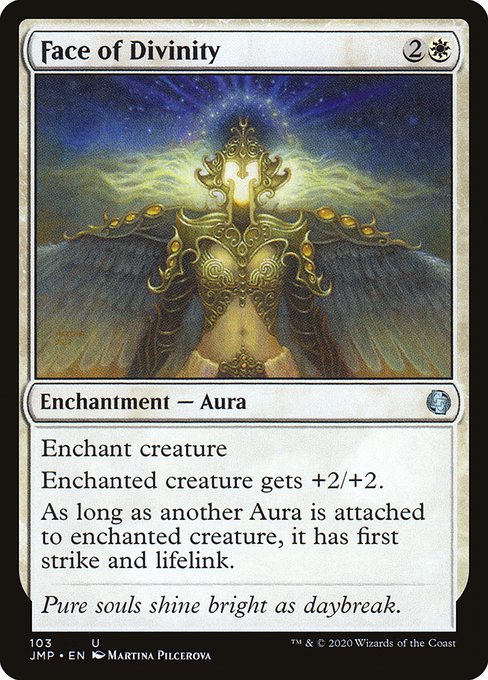 Jumpstart - 103 - Face of Divinity - Uncommon - W - Non-foil