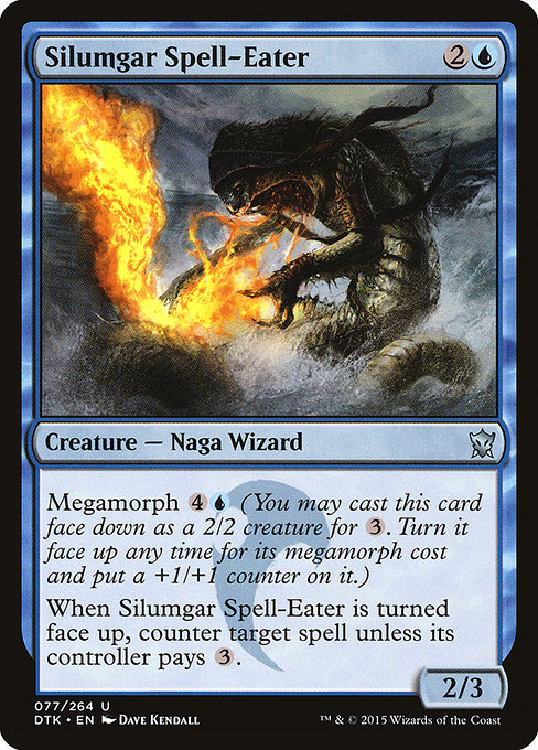 Dragons of Tarkir - 77 - Silumgar Spell-Eater - Uncommon - U - Foil