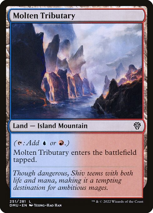 Dominaria United - 251 - Molten Tributary - Common - C - Foil