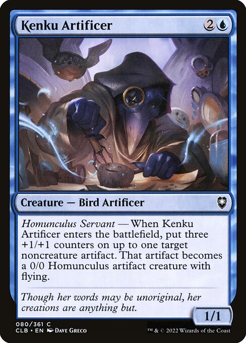 Commander Legends: Battle for Baldur's Gate - 80 - Kenku Artificer - Common - U - Foil