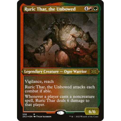 Double Masters 2022 - 536 - Ruric Thar, the Unbowed - Rare - RG - Non-foil