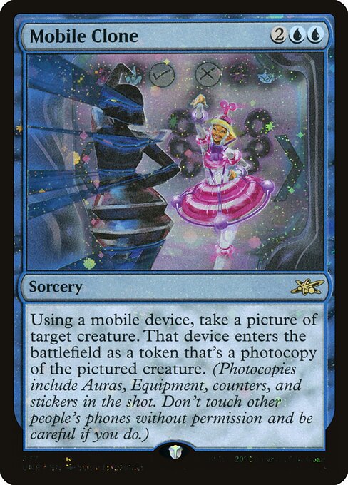 Unfinity - 337 - Mobile Clone - Rare - U - Foil