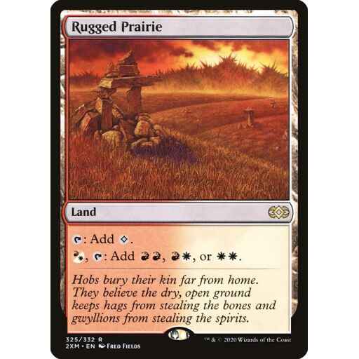 Double Masters - 325 - Rugged Prairie - Rare - C - Foil