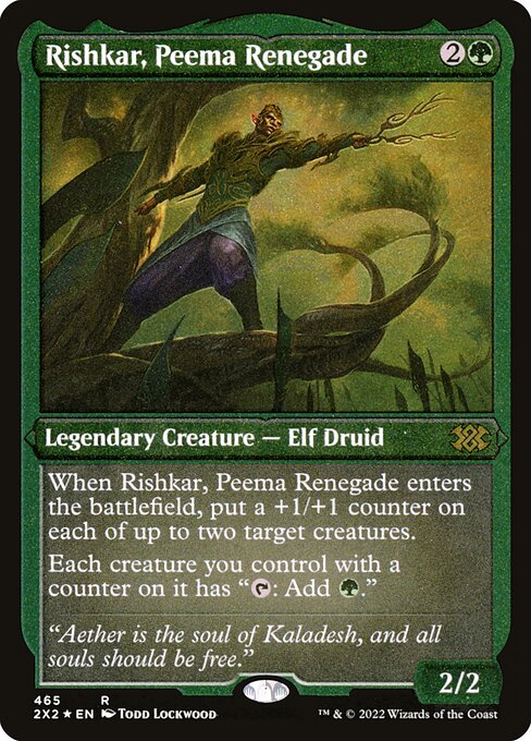 Double Masters 2022 - 465 - Rishkar, Peema Renegade - Rare - G - Non-foil