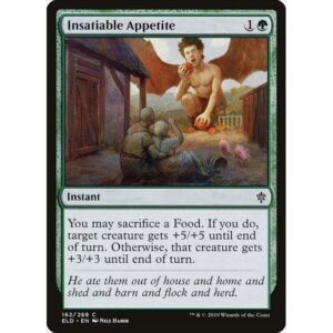 Throne of Eldraine - 162 - Insatiable Appetite - Common - G - Foil