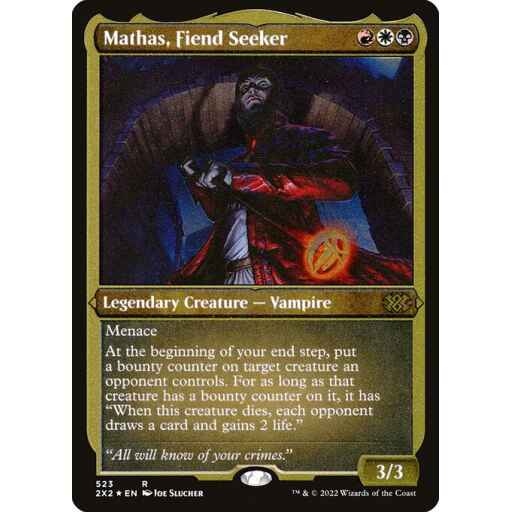 Double Masters 2022 - 523 - Mathas, Fiend Seeker - Rare - Multi - Non-foil