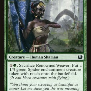 Journey into Nyx - 137 - Renowned Weaver - Common - G - Non-foil (Front)