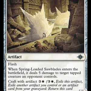 The Lost Caverns of Ixalan - 36 - Spring-Loaded Sawblades // Bladewheel Chariot - Uncommon - C - Non-foil (Front)