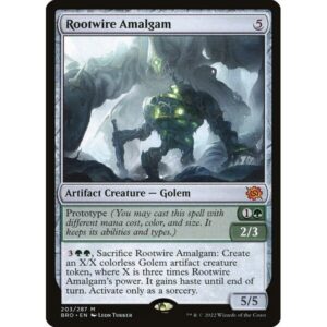 The Brothers' War - 203 - Rootwire Amalgam - Mythic - C - Foil
