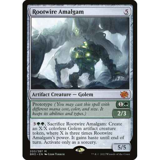 The Brothers' War - 203 - Rootwire Amalgam - Mythic - C - Non-foil