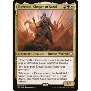 Dominaria United Commander - 32 - Hazezon, Shaper of Sand - Rare - Multi - Non-foil