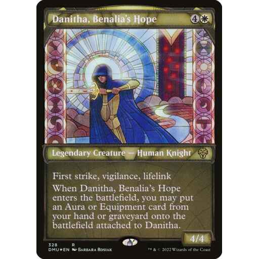 Dominaria United - 328 - Danitha, Benalia's Hope - Rare - W - Foil