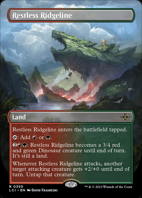 The Lost Caverns of Ixalan - 350 - Restless Ridgeline - Rare - C - Non-foil (Front)