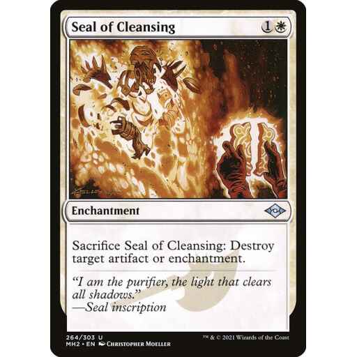 Modern Horizons 2 - 264 - Seal of Cleansing - Uncommon - W - Foil