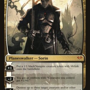 Dark Ascension - 142 - Sorin, Lord of Innistrad - Mythic - WB - Foil (Front)
