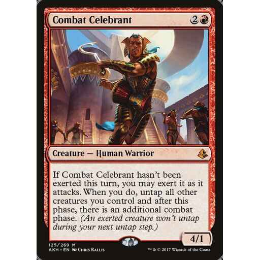 Amonkhet - 125 - Combat Celebrant - Mythic - R - Foil