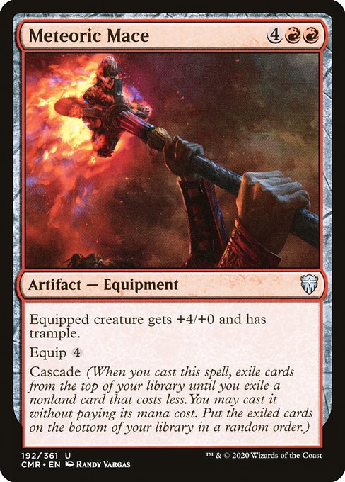 Commander Legends - 192 - Meteoric Mace - Uncommon - R - Non-foil