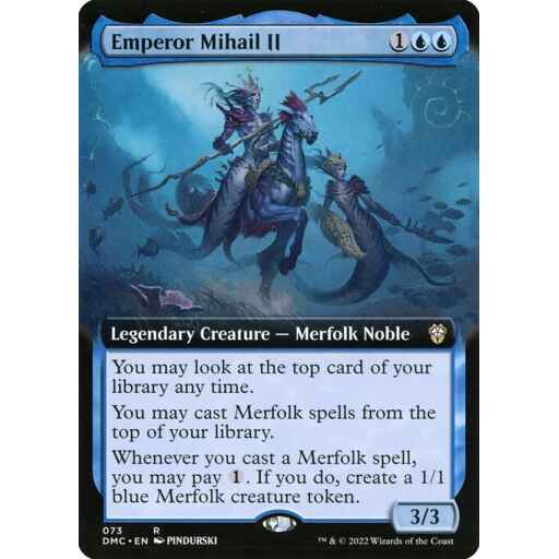 Dominaria United Commander - 73 - Emperor Mihail II - Rare - U - Foil