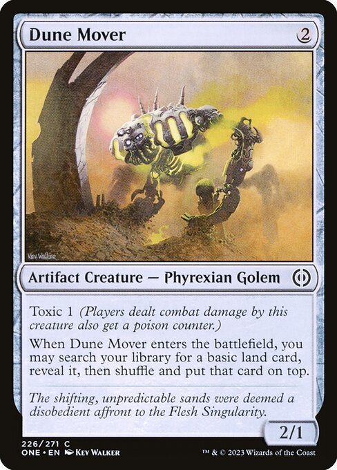 Phyrexia: All Will Be One - 226 - Dune Mover - Common - C - Foil