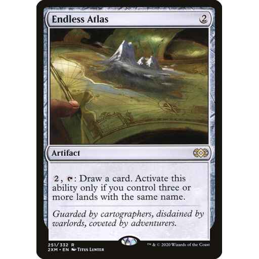 Double Masters - 251 - Endless Atlas - Rare - C - Foil