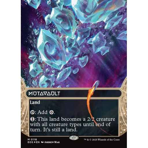 Edge of Eternities: Stellar Sights - 118 - Mutavault - Mythic - C - Foil