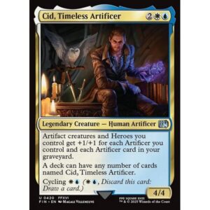 Final Fantasy - 420 - Cid, Timeless Artificer - Uncommon - WU - Non-foil