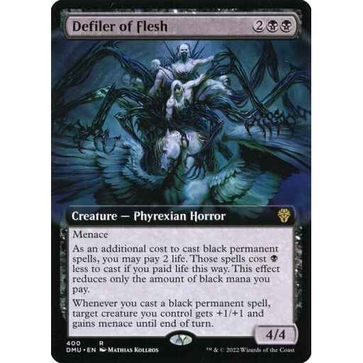 Dominaria United - 400 - Defiler of Flesh - Rare - B - Foil