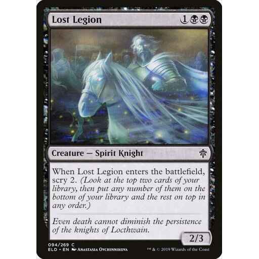 Throne of Eldraine - 94 - Lost Legion - Common - B - Foil