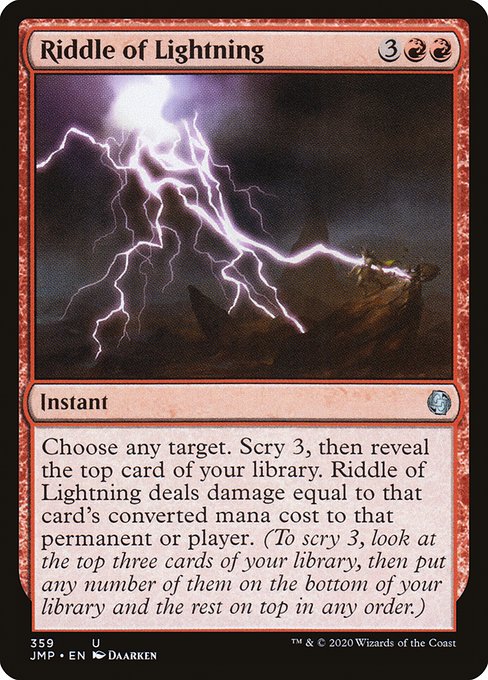 Jumpstart - 359 - Riddle of Lightning - Uncommon - R - Non-foil