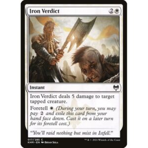 Kaldheim - 17 - Iron Verdict - Common - W - Foil