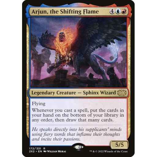 Double Masters 2022 - 172 - Arjun, the Shifting Flame - Rare - UR - Non-foil