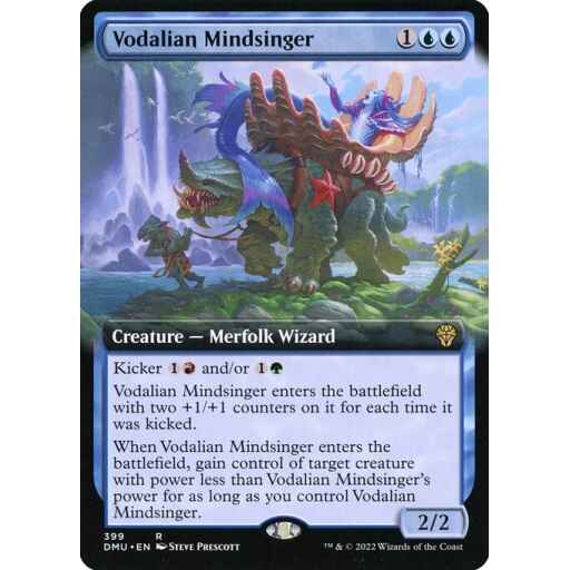 Dominaria United - 399 - Vodalian Mindsinger - Rare - U - Foil